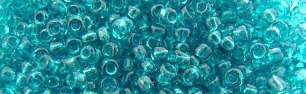 Бисер 12/0 (уп. 450 гр.) №21А прозр бирюзовый с посеребренным отв Бисер 12/0 (уп. 450 гр.) №21А прозр бирюзовый с посеребренным отв