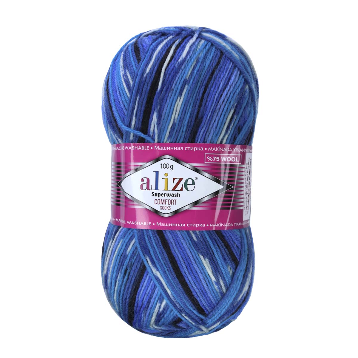  Alize &quot;Superwash&quot; (75% , 25 % ) 5 . 100 / 420   4446  