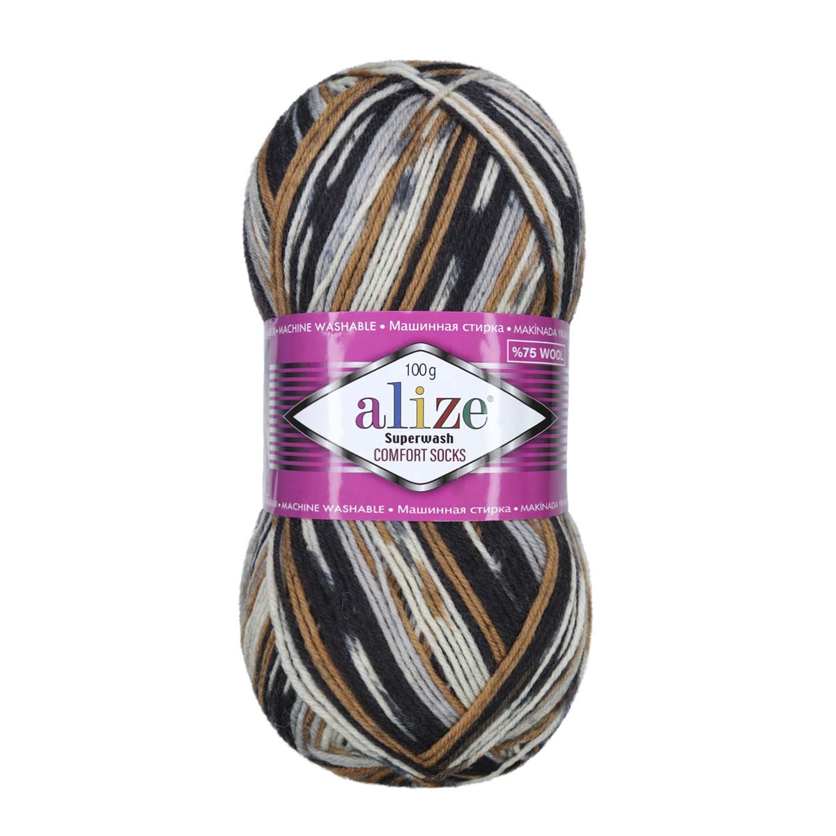  Alize &quot;Superwash&quot; (75% , 25 % ) 5 . 100 / 420   7651 --.