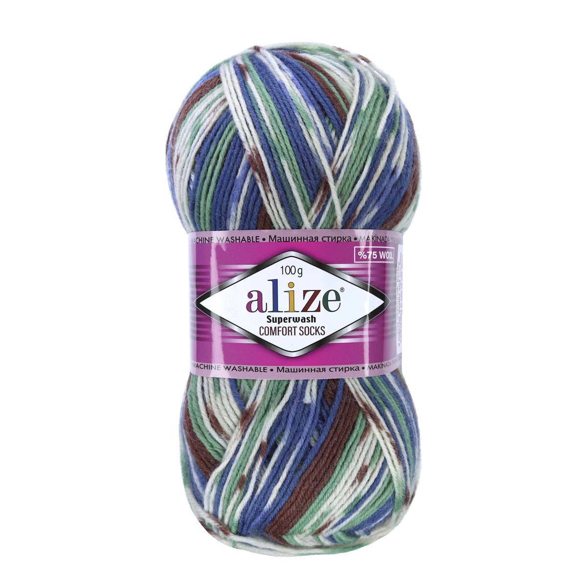  Alize &quot;Superwash&quot; (75% , 25 % ) 5 . 100 / 420   7653 --