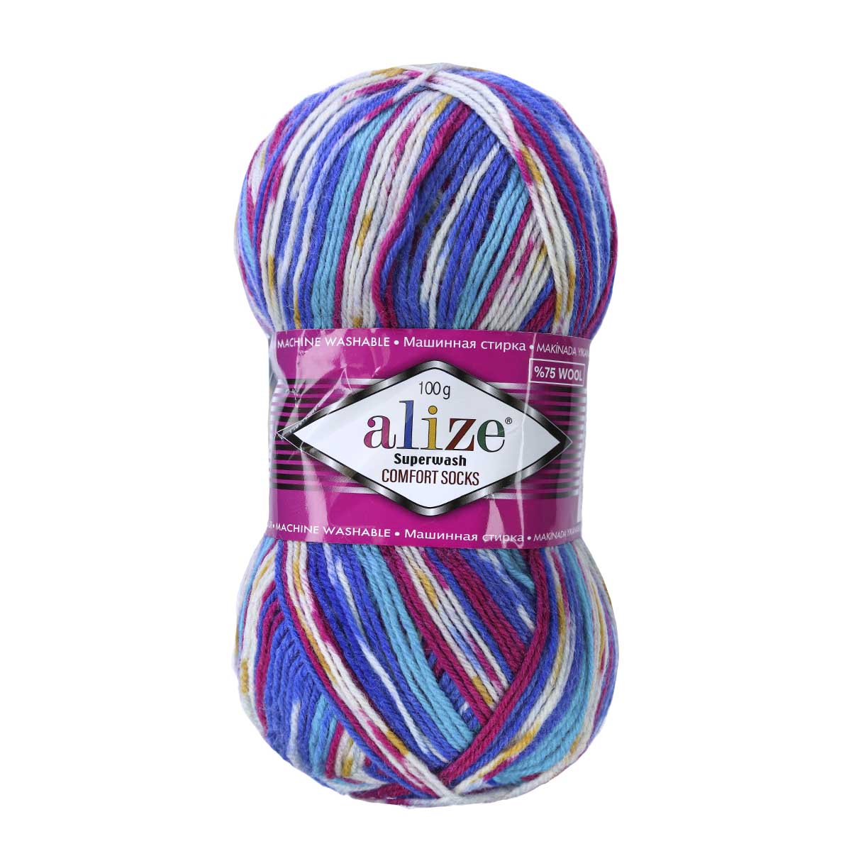  Alize &quot;Superwash&quot; (75% , 25 % ) 5 . 100 / 420   7654 --