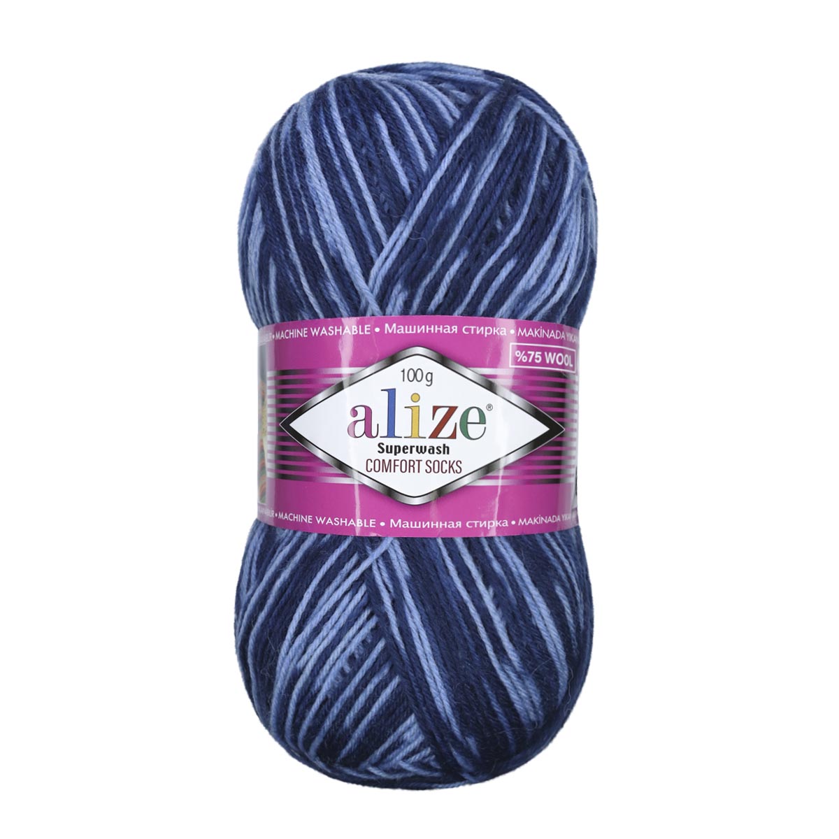  Alize &quot;Superwash&quot; (75% , 25 % ) 5 . 100 / 420   7677  