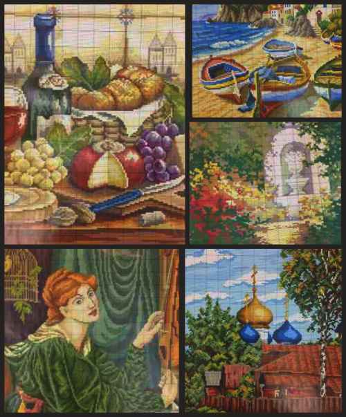 Ассорти арт. Ц - схема для вышивания (уп. 5 шт.) - РАСПРОДАЖА Ассорти арт. Ц - схема для вышивания (уп. 5 шт.) - РАСПРОДАЖА