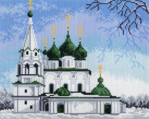 Рисунок на канве арт. 691-1 (28/37) "Церковь Спаса-на-Городу" Рисунок на канве арт. 691-1 (28/37) "Церковь Спаса-на-Городу"
