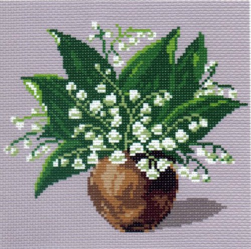 Рисунок на канве арт. 064-1 (28/37) "Ландыши" Рисунок на канве арт. 064-1 (28/37) "Ландыши"