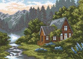 Рисунок на канве арт. 650 (37/49) "Отдых в горах" Рисунок на канве арт. 650 (37/49) "Отдых в горах"