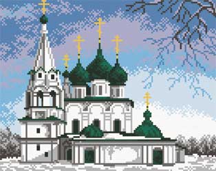 Рисунок на канве арт. 691 (28/34) "Церковь Спаса-на-Городу"--------------------------------------- Рисунок на канве арт. 691 (28/34) "Церковь Спаса-на-Городу"---------------------------------------