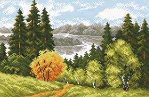 Рисунок на канве арт. 698 (28/37) "Осеннее очарование" Рисунок на канве арт. 698 (28/37) "Осеннее очарование"