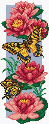 Рисунок на канве арт. 779 (24/47) "Бабочки и нимфеи" Рисунок на канве арт. 779 (24/47) "Бабочки и нимфеи"