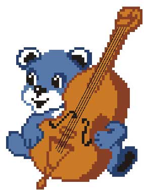 Рисунок на канве арт. 926 (16/20) "Музыкант" Рисунок на канве арт. 926 (16/20) "Музыкант"
