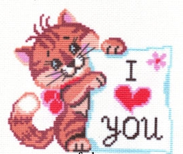 Рисунок на канве арт. 816 Котик I love you 21х21 (упак. 1 шт.) Рисунок на канве арт. 816 Котик I love you 21х21 (упак. 1 шт.)