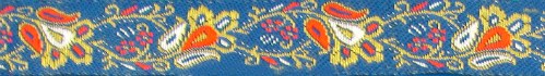 Лента жаккардовая шир. 20 мм (уп. 10 ярд) 1852/8933К сине-желто-красная Лента жаккардовая шир. 20 мм (уп. 10 ярд) 1852/8933К сине-желто-красная