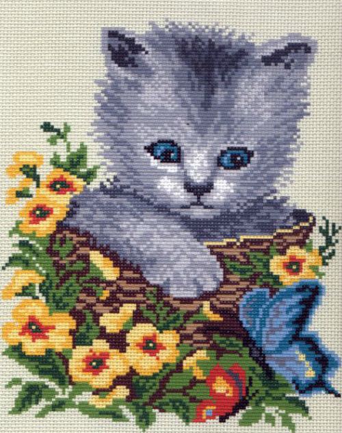 Рисунок на канве арт. 360-1 (28/37) "Мурзик" Рисунок на канве арт. 360-1 (28/37) "Мурзик"