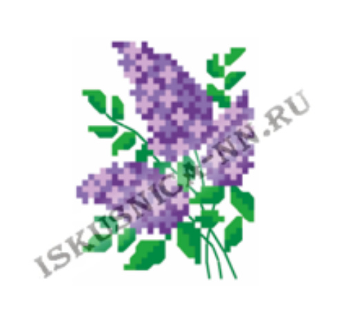 Рисунок на канве с мулине арт. М-8037 Сирень 16х20 (упак. 1 шт.) Рисунок на канве с мулине арт. М-8037 Сирень 16х20 (упак. 1 шт.)