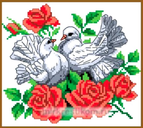 Рисунок на канве арт. 8073 Голуби 21х21 (упак. 1 шт.) Рисунок на канве арт. 8073 Голуби 21х21 (упак. 1 шт.)