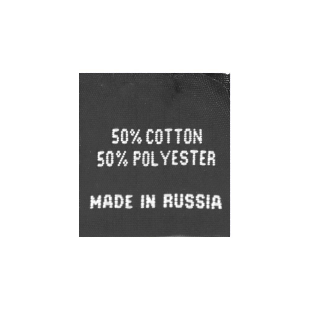 Метки состава ткан. отеч. (уп. 100 шт.) бел. на чёр. 50% Cotton+50% Polyester (+символы ухода) 26х60 Метки состава ткан. отеч. (уп. 100 шт.) бел. на чёр. 50% Cotton+50% Polyester (+символы ухода) 26х60
