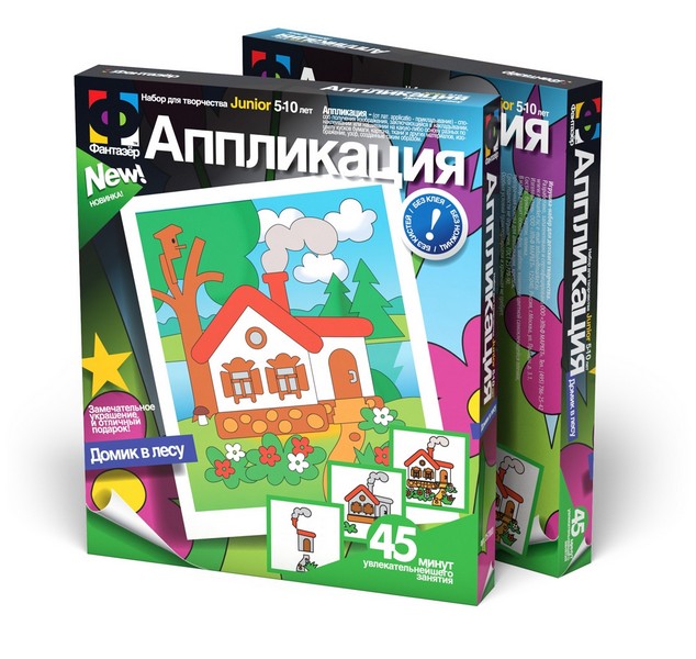 257003 Аппликация Домик в лесу - набор для рукоделия------------------------------------------------ 257003 Аппликация Домик в лесу - набор для рукоделия------------------------------------------------