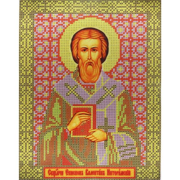 Набор для вышивания бисером С 9157 Св. Валентин Интерамский (бисер Чехия) 18 х 26 см - РАСПРОДАЖА