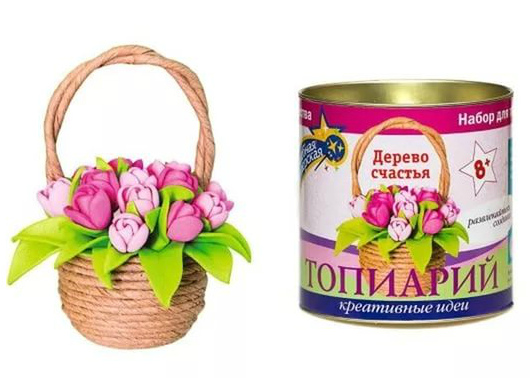 ТПМ-02 Набор для творчества топиарий "Тюльпаны в корзинке" (уп. 1 шт) ТПМ-02 Набор для творчества топиарий "Тюльпаны в корзинке" (уп. 1 шт)