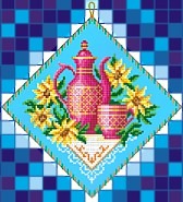 Набор для рукоделия прихватка "Кувшин и кружка" арт. П-06 15х15 Набор для рукоделия прихватка "Кувшин и кружка" арт. П-06 15х15