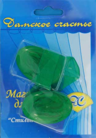 Магнит декор. для штор с лентой * "Овальный" PA 011 №15 салатовый (уп. 2 шт.) Магнит декор. для штор с лентой * "Овальный" PA 011 №15 салатовый (уп. 2 шт.)