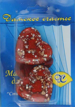 Магнит декор. для штор с лентой * "Сердце" PA 022 №8 красный (уп. 2 шт.) Магнит декор. для штор с лентой * "Сердце" PA 022 №8 красный (уп. 2 шт.)