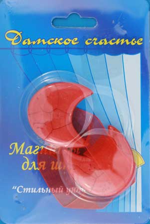 Магнит декор. для штор с лентой * "Луна" PA 039 №8 красный (уп. 2 шт.) Магнит декор. для штор с лентой * "Луна" PA 039 №8 красный (уп. 2 шт.)