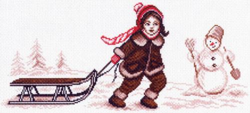 Рисунок на канве арт. 1441 (24/47) "Зимние каникулы"----------------------------- Рисунок на канве арт. 1441 (24/47) "Зимние каникулы"-----------------------------