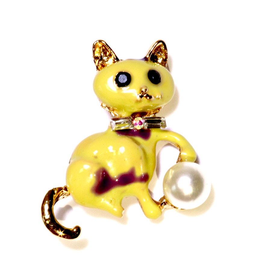 Брошь № 3908 (уп. - 1 шт.) " Кошка " Брошь № 3908 (уп. - 1 шт.) " Кошка "