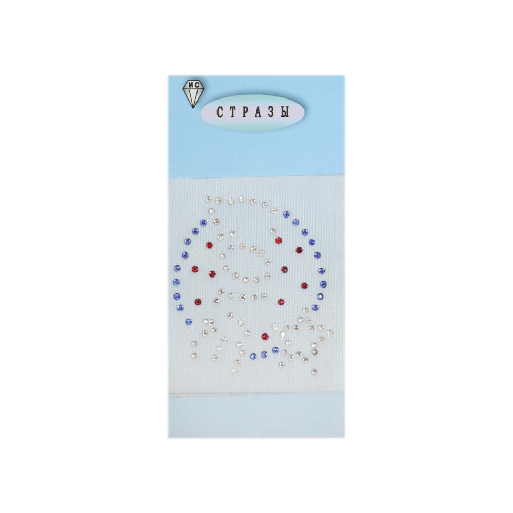 Рисунок из страз арт. 080 (шар + Love) (уп. 5 шт.) 7,5 х 6,5 см РАСПРОДАЖА! Рисунок из страз арт. 080 (шар + Love) (уп. 5 шт.) 7,5 х 6,5 см РАСПРОДАЖА!