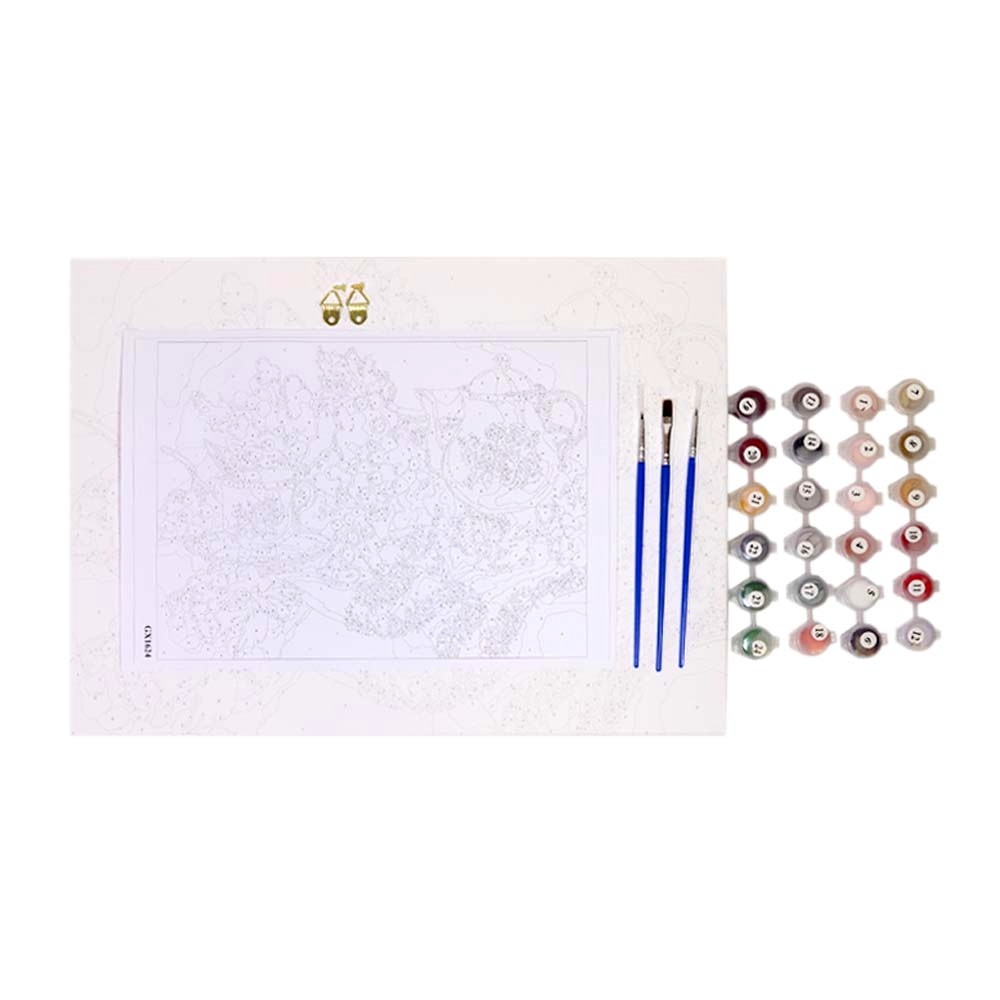 Картина по номерам красками 30*40 см  (уп. 1 наб.) GX2469 &quot;Закат&quot;