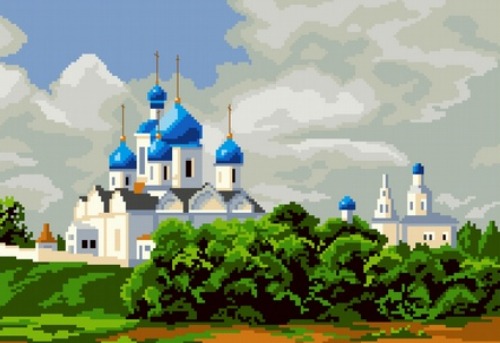 2200 Рисунок на канве с мулине и иглой 45 х 33 "Церковь" (уп. 1 шт.) 2200 Рисунок на канве с мулине и иглой 45 х 33 "Церковь" (уп. 1 шт.)