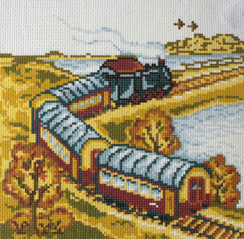 Рисунок на канве арт. 330 (24/30) "Осенний путь"--------------------------- Рисунок на канве арт. 330 (24/30) "Осенний путь"---------------------------