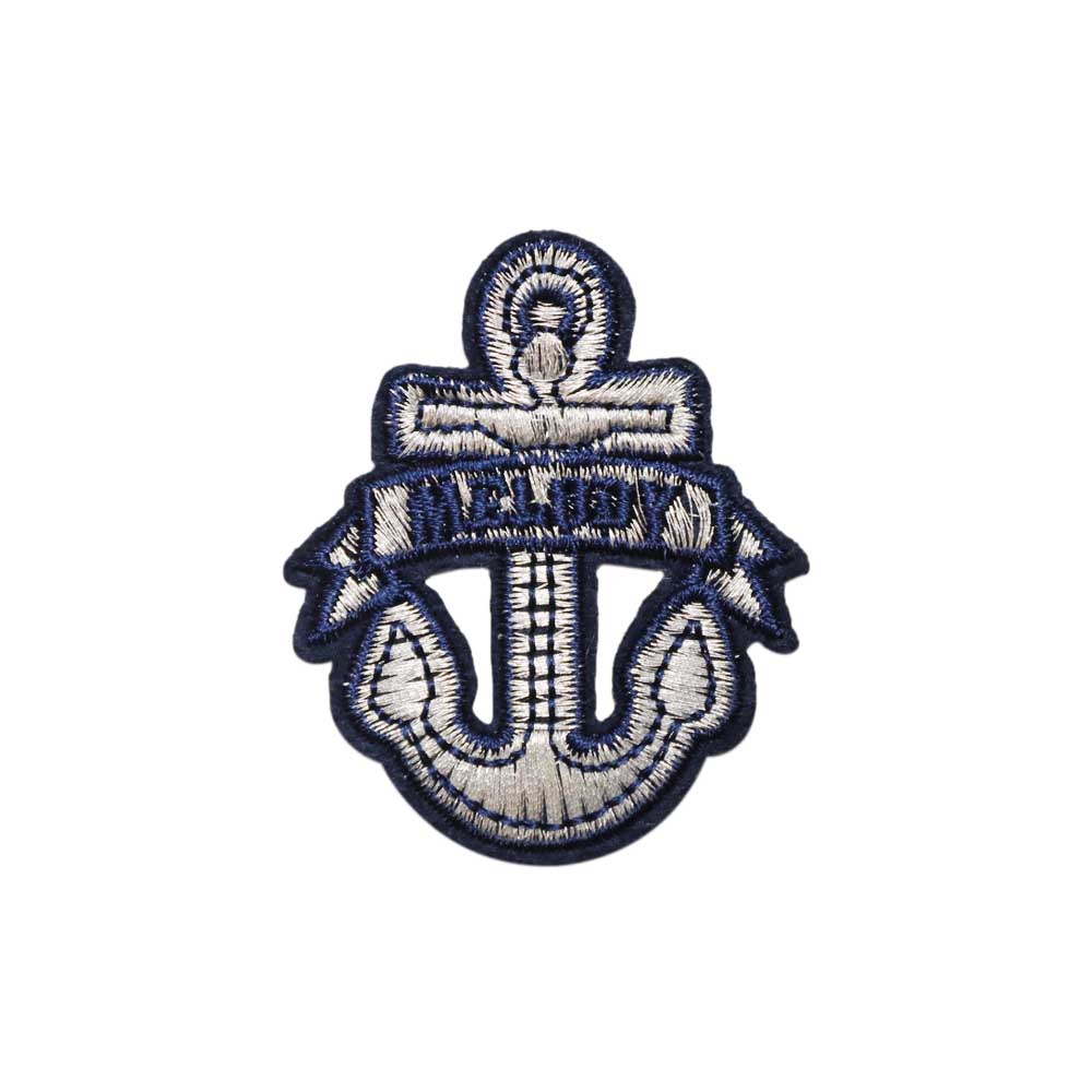 Лейбл клеевой (уп. 12 шт.) 42х56 мм арт. I-018 &quot;Якорь&quot;