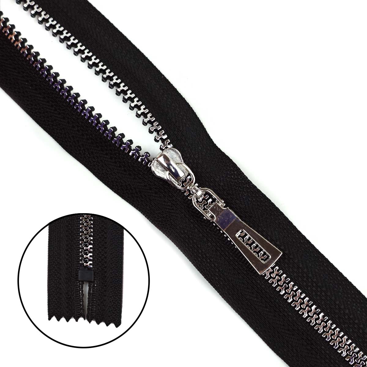 Молния трактор декоративный тип 5 н/р 20 см "Y" звено никель