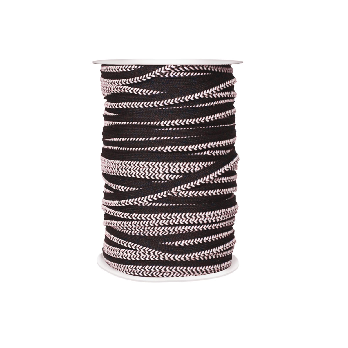 Кант отделочный (уп.100м) шир.11 мм черный/св.розовый