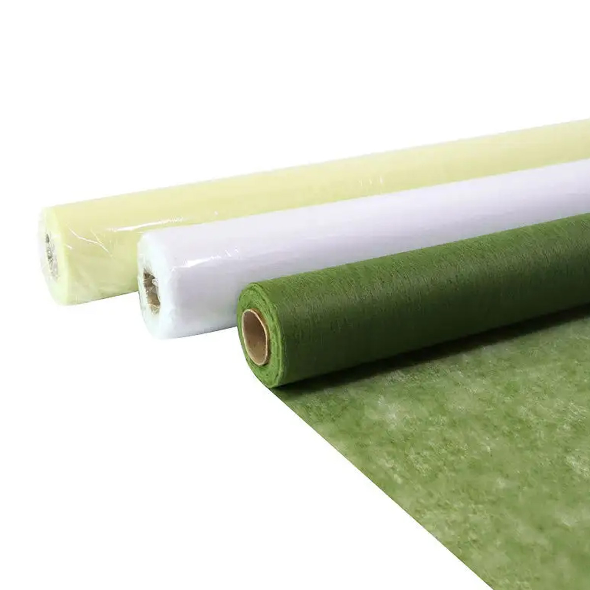 Фетр флористический" № 01 (уп. 3 рул *15м) 20гр/м2 ш. 50см  (цвет: 01/08/26)