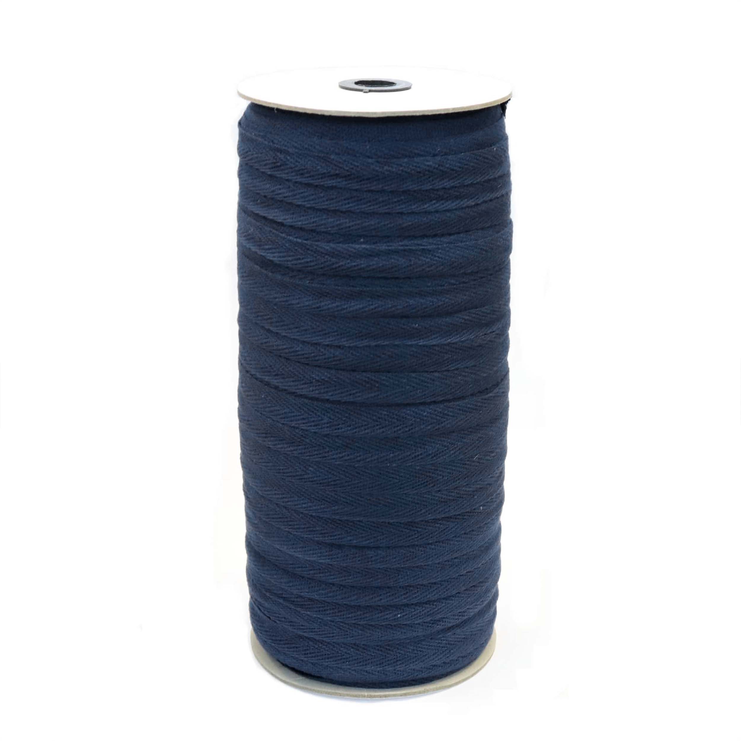 Лента киперная Х/Б* (уп.200 м) шир. 10 мм 2,5 гр/м № 167 ДС темно-синий