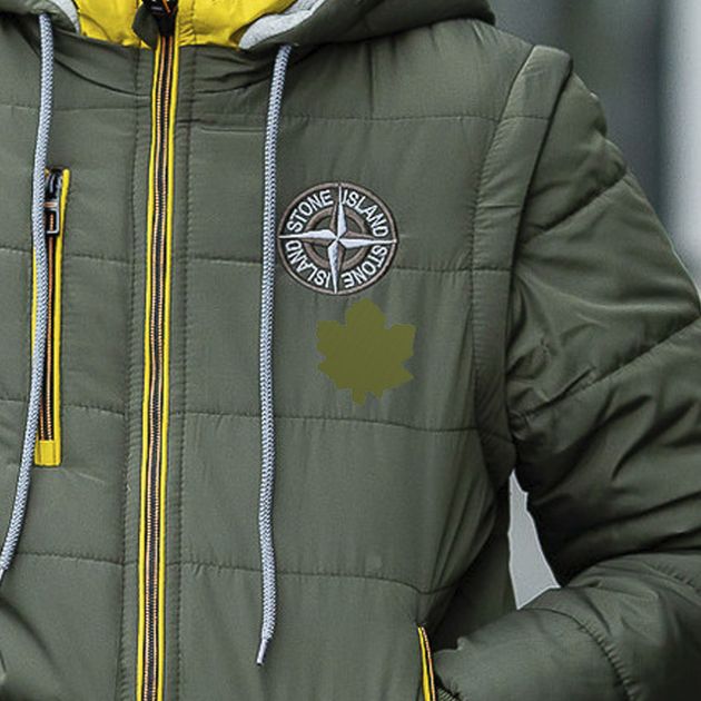 Патчи * (уп. 9 шт) самокл. в листе 16 видов/14,5х24 см, арт.1/(13) хаки #