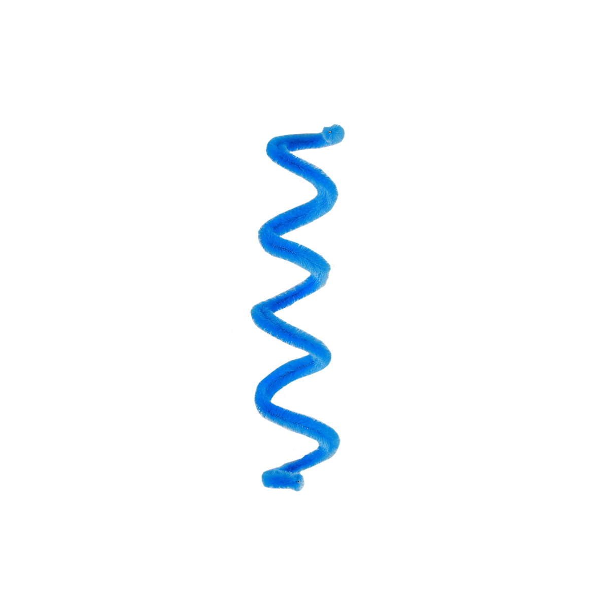 Проволока для плетения с ворсом (синель/шенил) 0,6х30 см (уп. 100 шт) арт. А 018 бирюзовый