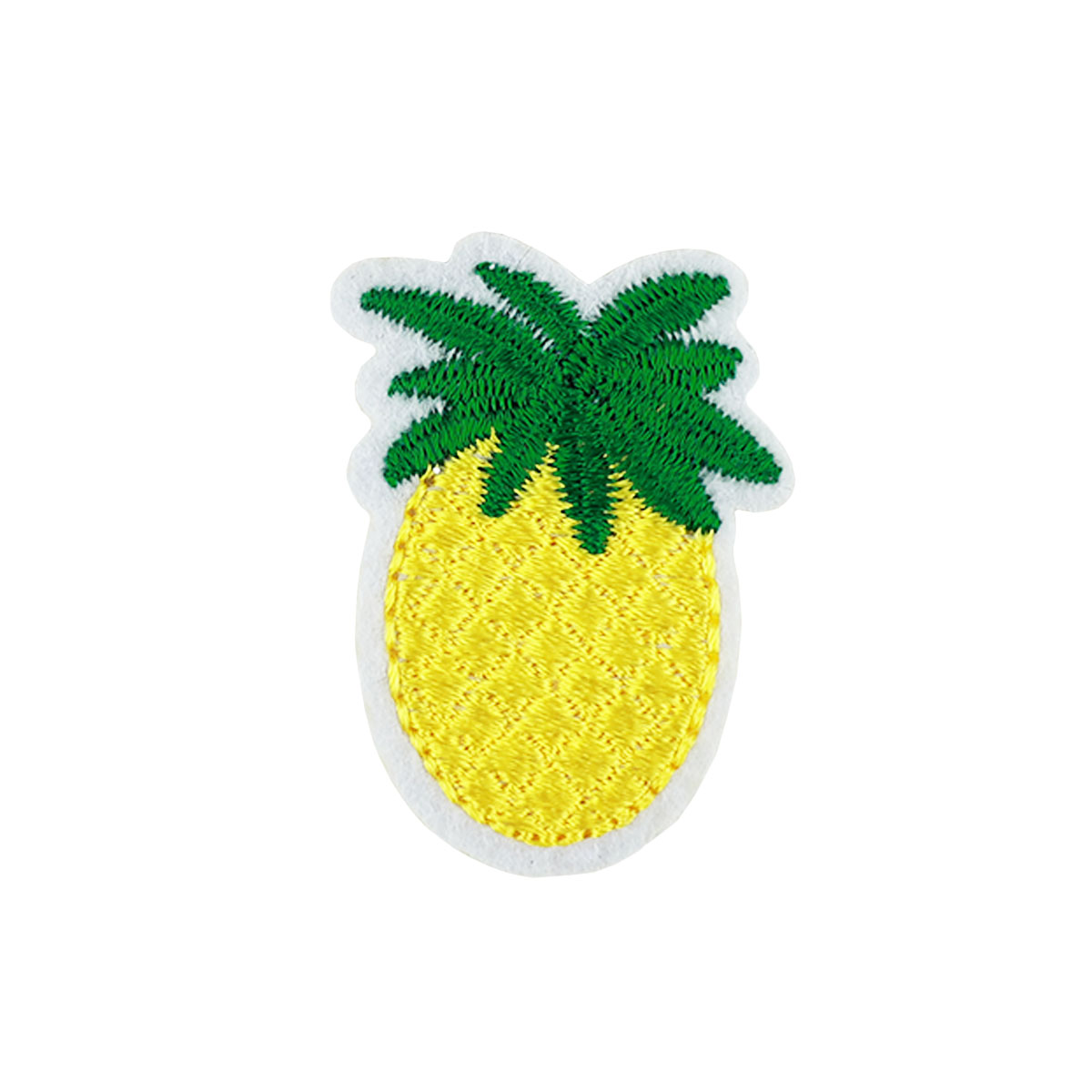 Термоаппликация (уп.10шт) арт. 40166 R0122 35х25 мм "Ананас"