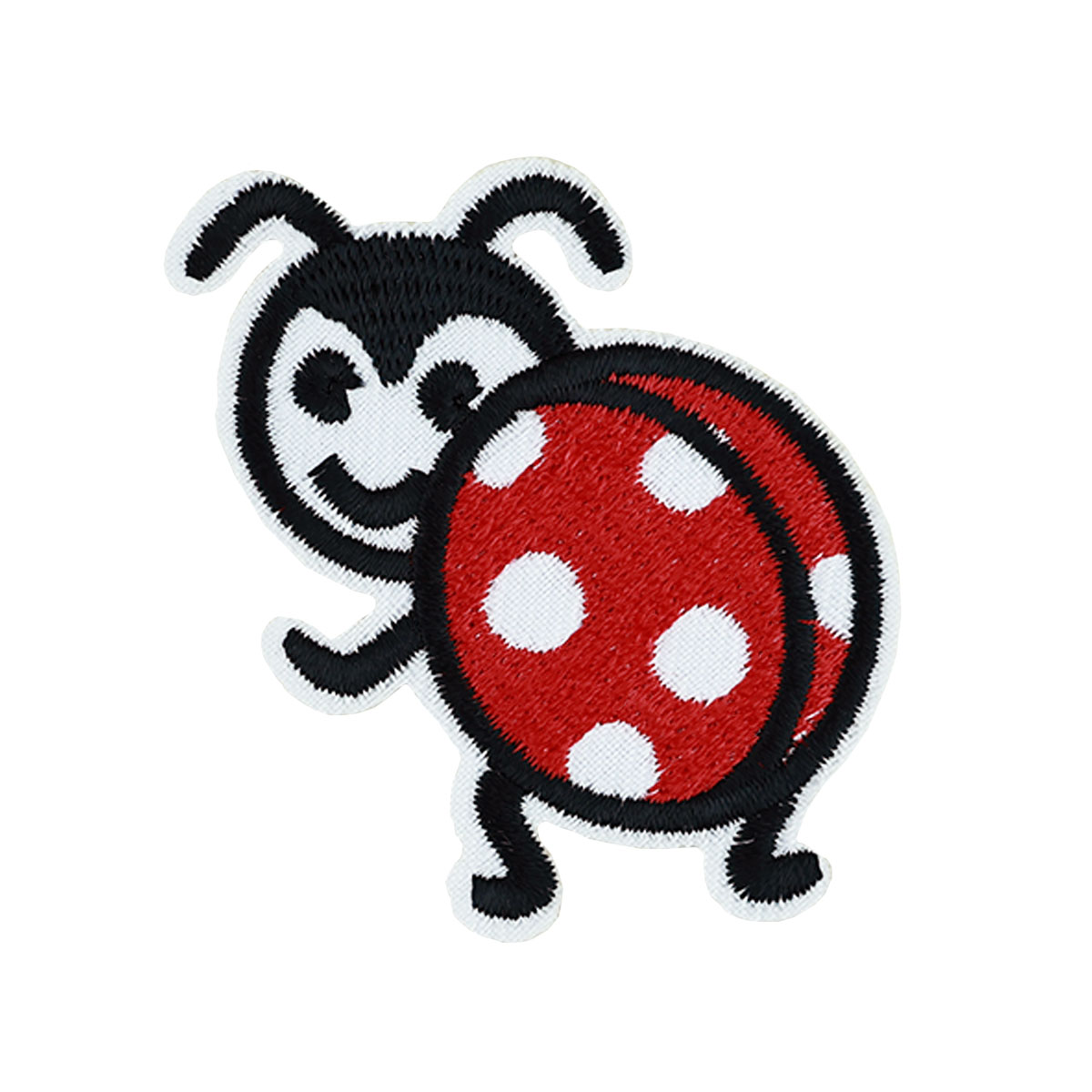 Термоаппликация (уп.10шт) арт. 40166-R2826 65х45 мм "Божья коровка"