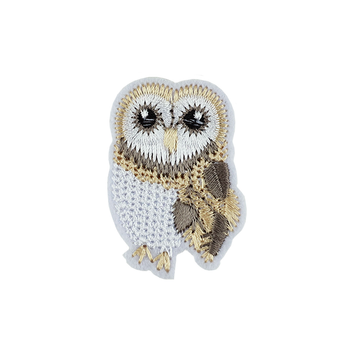 Термоаппликация (уп.10шт) арт. 40166 R3031 45х30 мм "Сова"