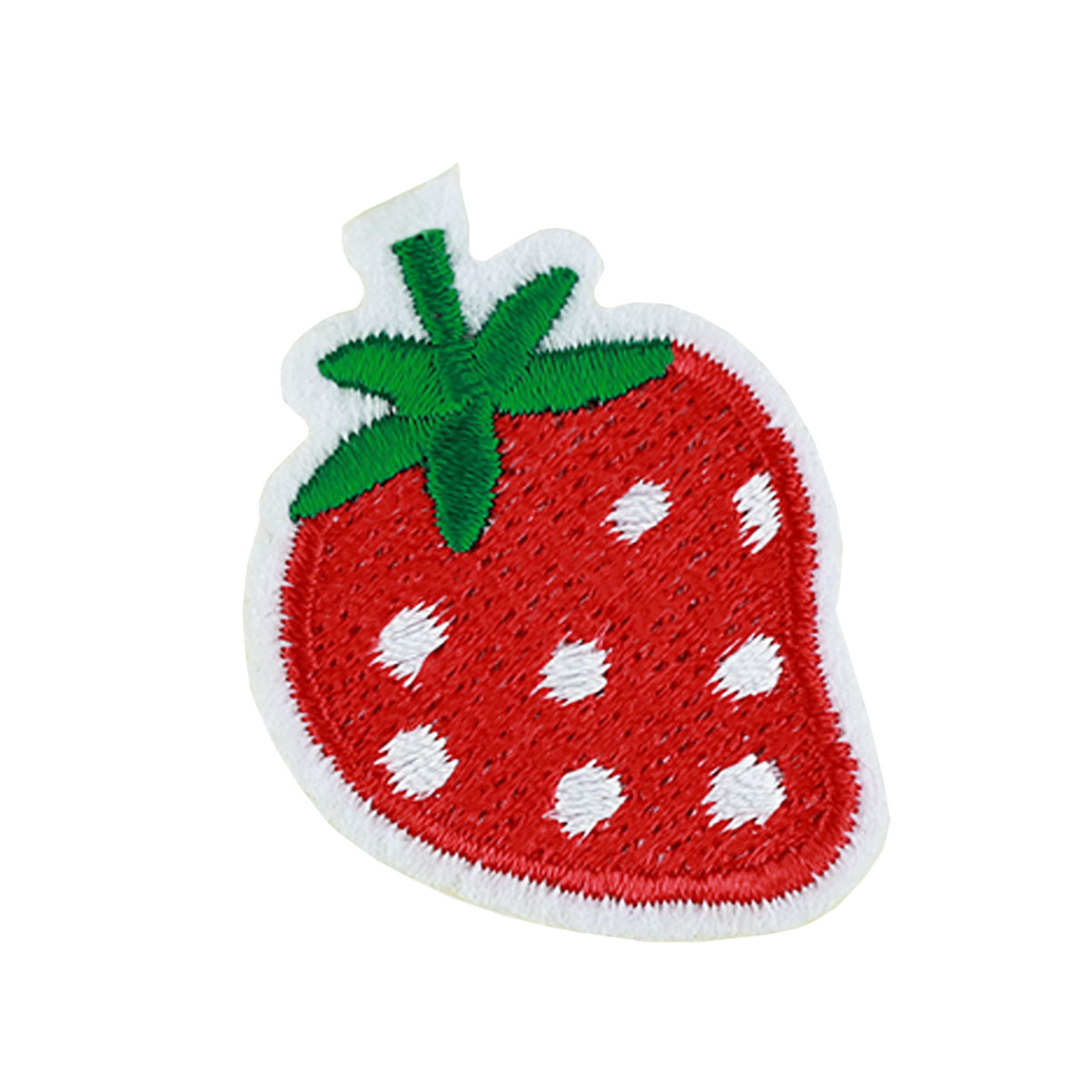 Термоаппликация (уп.10шт) арт. 40166-L0116 32х45 мм "Клубника"