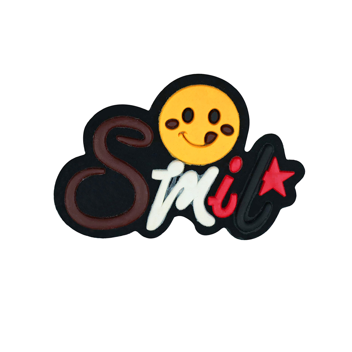 Лейбл пришивной арт.318  (уп. 10шт) 55х36 мм &quot;Smile&quot;