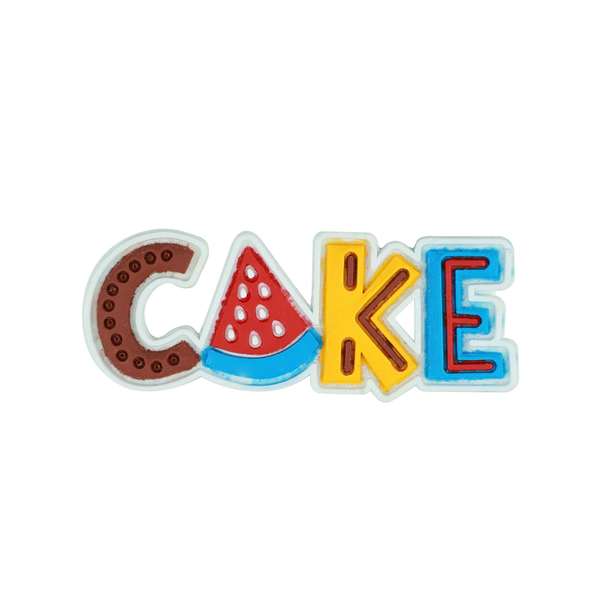 Лейбл пришивной арт.320  (уп. 10шт) 55х20 мм &quot;CAKE&quot;