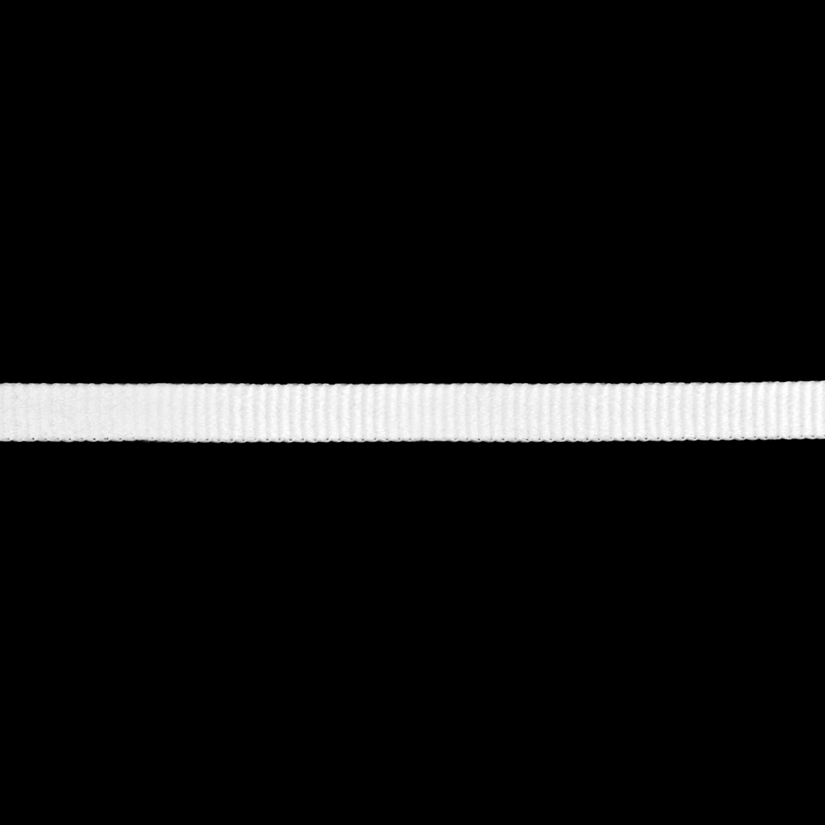 Лента для вешалок арт. КВ-7 № 001 ДС белый шир. 7 мм (уп. 60 м)