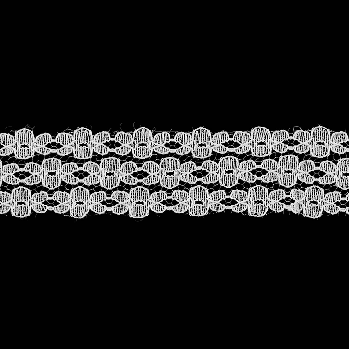 Кружево * арт.100-3 ш.25 мм (уп.50ярд) белый