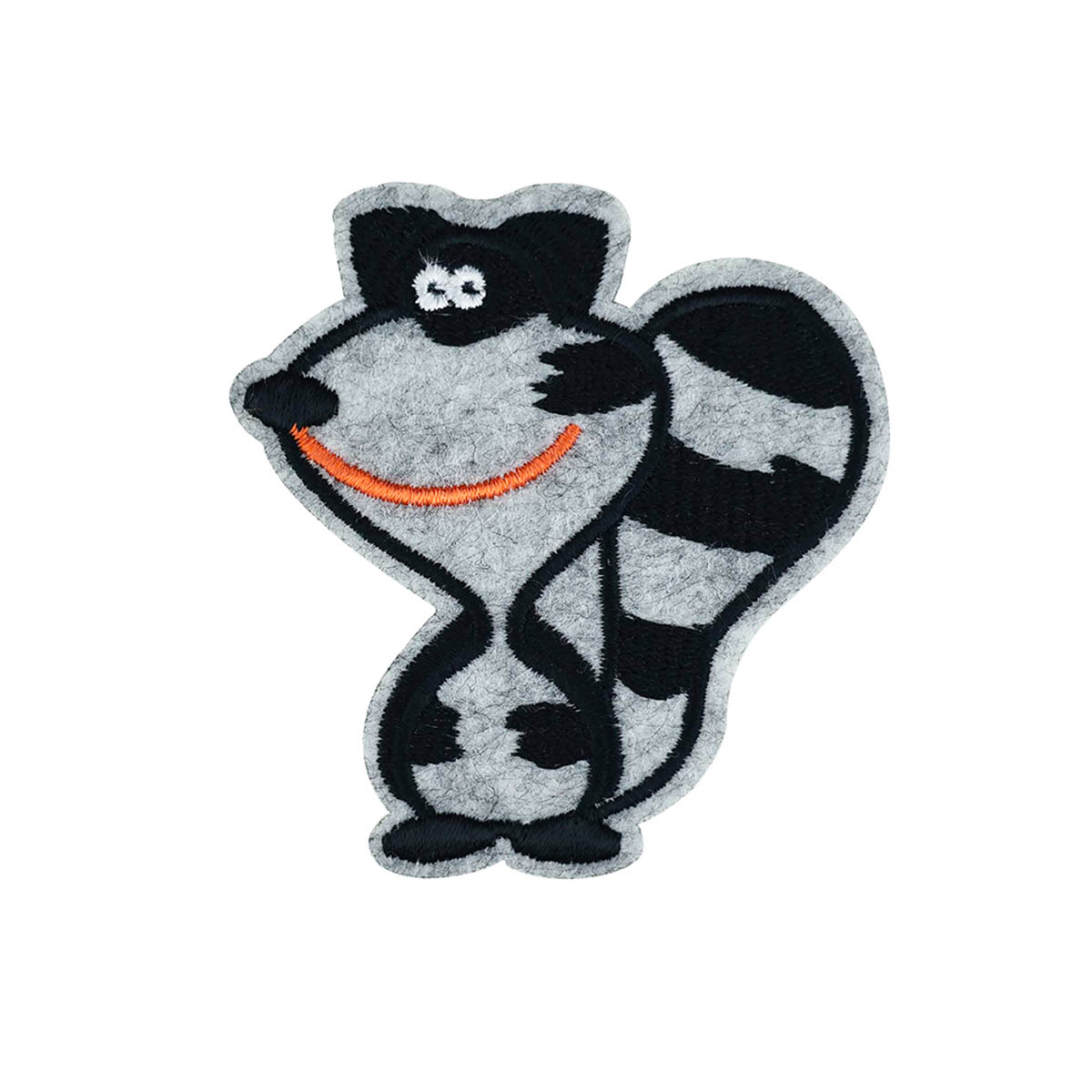 Термоаппликация (уп.10шт) арт. 40166-R3673 62х68 мм "Енот"