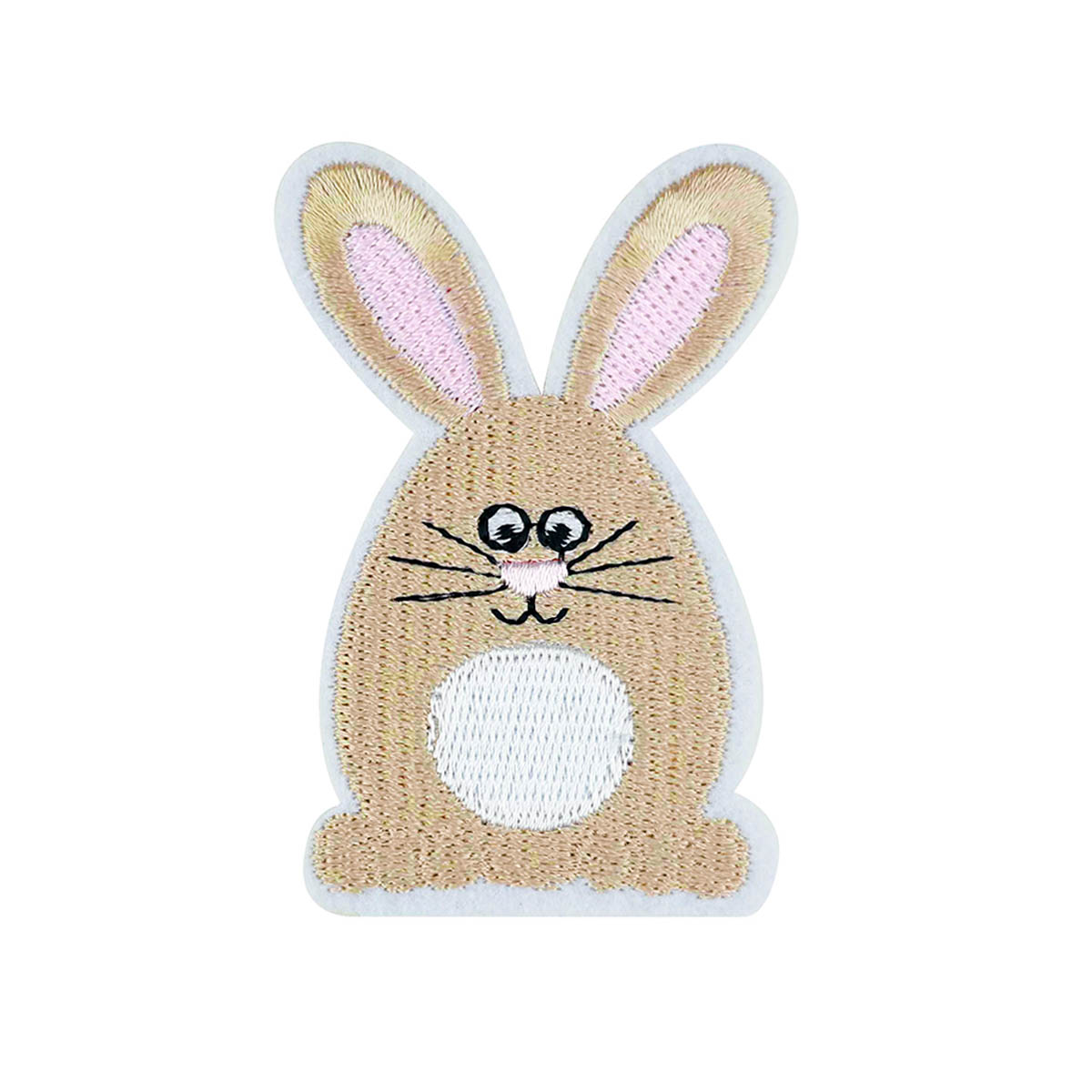 Термоаппликация (уп.10шт) арт. 40166-R2859 45х70 мм "Зайка"